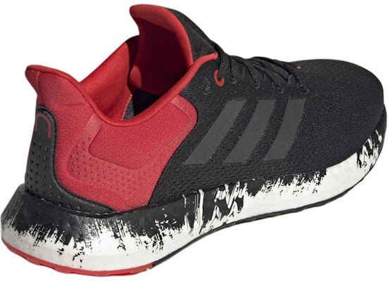 adidas PureBoost 21 'Black Vivid Red' GV7702 Shop adidas PureBoost 21 'Black Vivid Red' GV7702