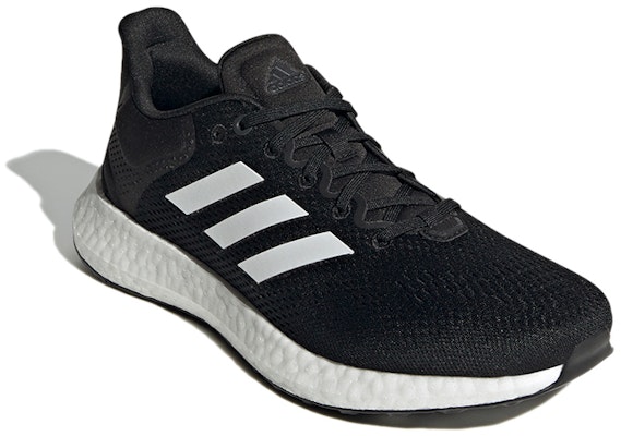 adidas PureBoost 21 'Hitam Putih' GW4832 Lookbook adidas PureBoost 21 'Hitam Putih' GW4832