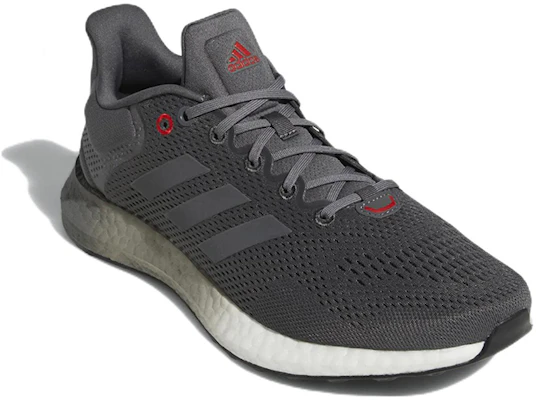 adidas PureBoost 21 ''Gris Rouge Vif'' GZ1530 Lookbook adidas PureBoost 21 ''Gris Rouge Vif'' GZ1530