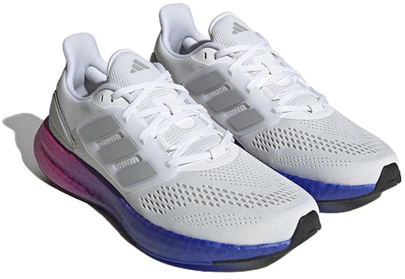 adidas PureBoost 22 'White Lucid Blue Gradient' HQ8585 Lookbook adidas PureBoost 22 'White Lucid Blue Gradient' HQ8585