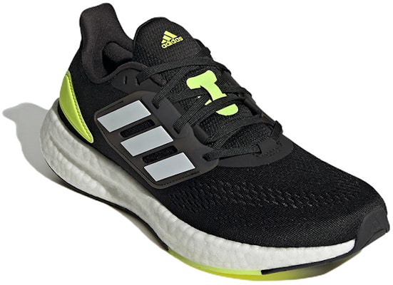 adidas PureBoost 22 'White Solar Yellow' HQ1449 Lookbook adidas PureBoost 22 'White Solar Yellow' HQ1449