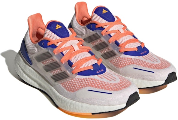 adidas PureBoost 22 Heat.RDY 'Putih Biru Oranye' GY4706 Lookbook adidas PureBoost 22 Heat.RDY 'Putih Biru Oranye' GY4706