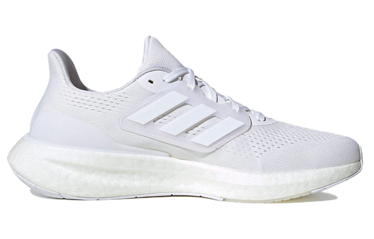 Lookbook adidas Pureboost 23 防滑耐磨 低筒 跑步鞋 男女都適用 白色