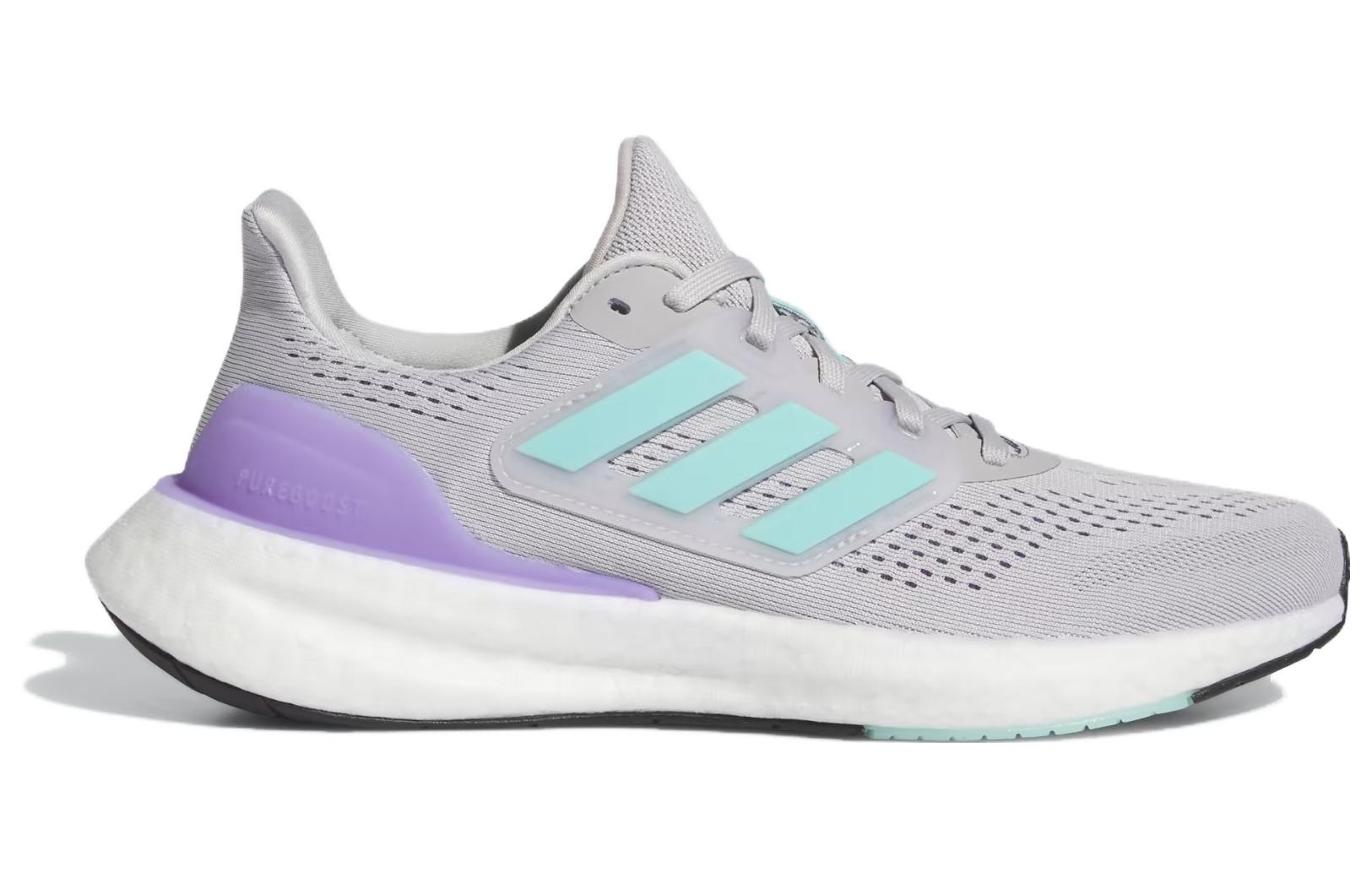Order adidas Pureboost 23 舒適運動 防滑耐磨 低筒 跑步鞋 男女款 灰色