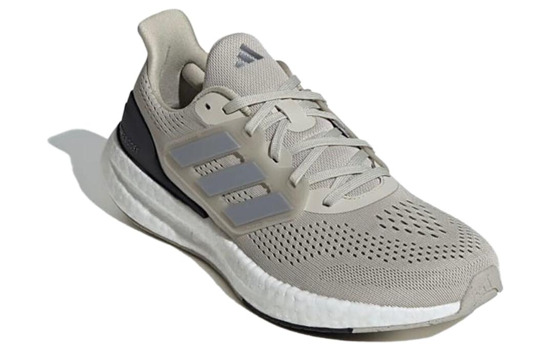 Shop adidas Pureboost 23 減震耐磨 低筒 跑步鞋 男款 灰黑