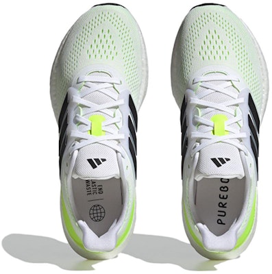 adidas PureBoost 23 'Putih Lucid Lemon' IF2379 Lookbook adidas PureBoost 23 'Putih Lucid Lemon' IF2379