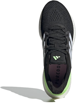 adidas PureBoost 23 Wide 'Black Green Spark' IF9657 Shop adidas PureBoost 23 Wide 'Black Green Spark' IF9657