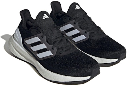 adidas PureBoost 23 Lebar 'Hitam Putih' IF4839 Lookbook adidas PureBoost 23 Lebar 'Hitam Putih' IF4839