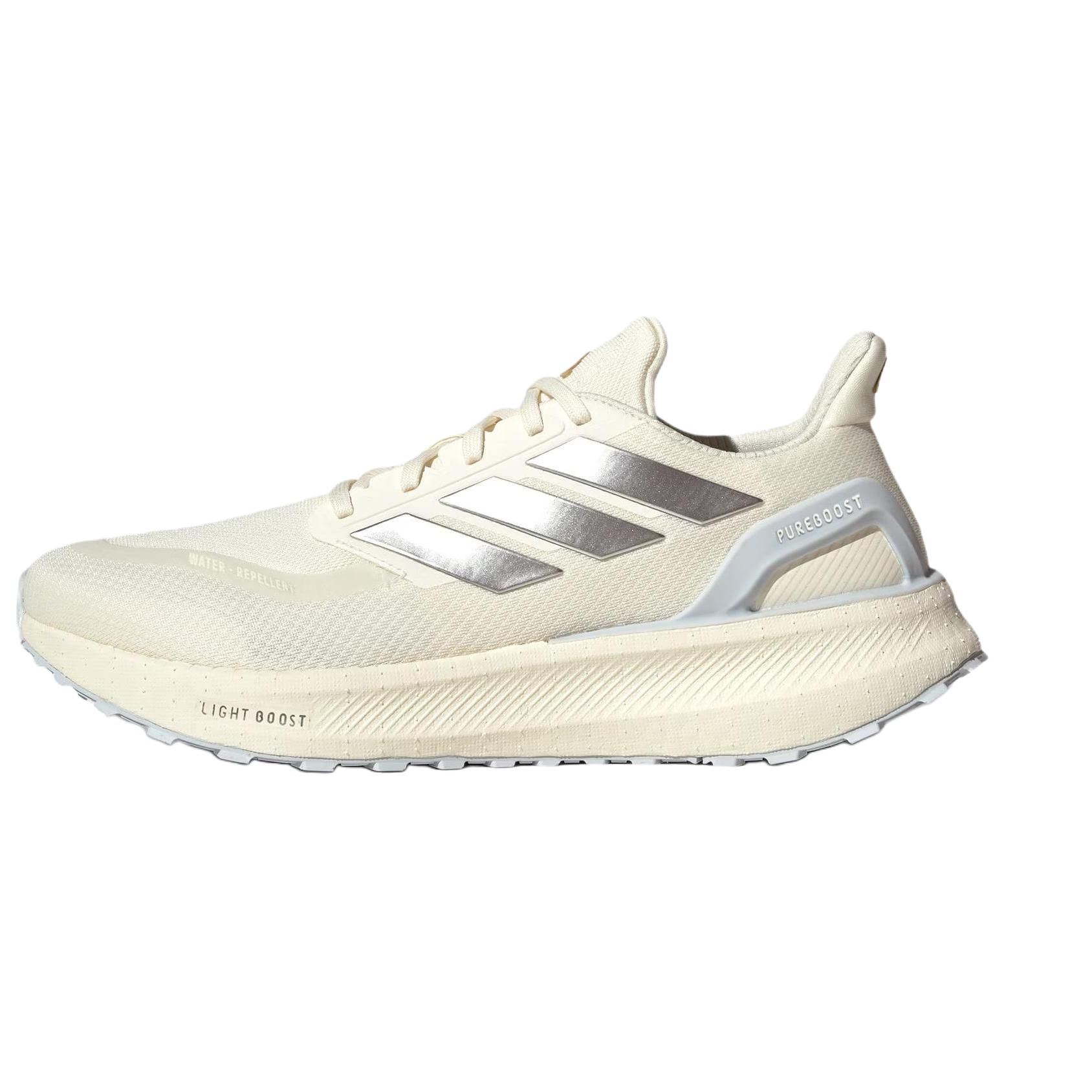 adidas PUREBOOST 5 Beige Running Shoes - Lightweight, Durable, Sneakers. JR7676