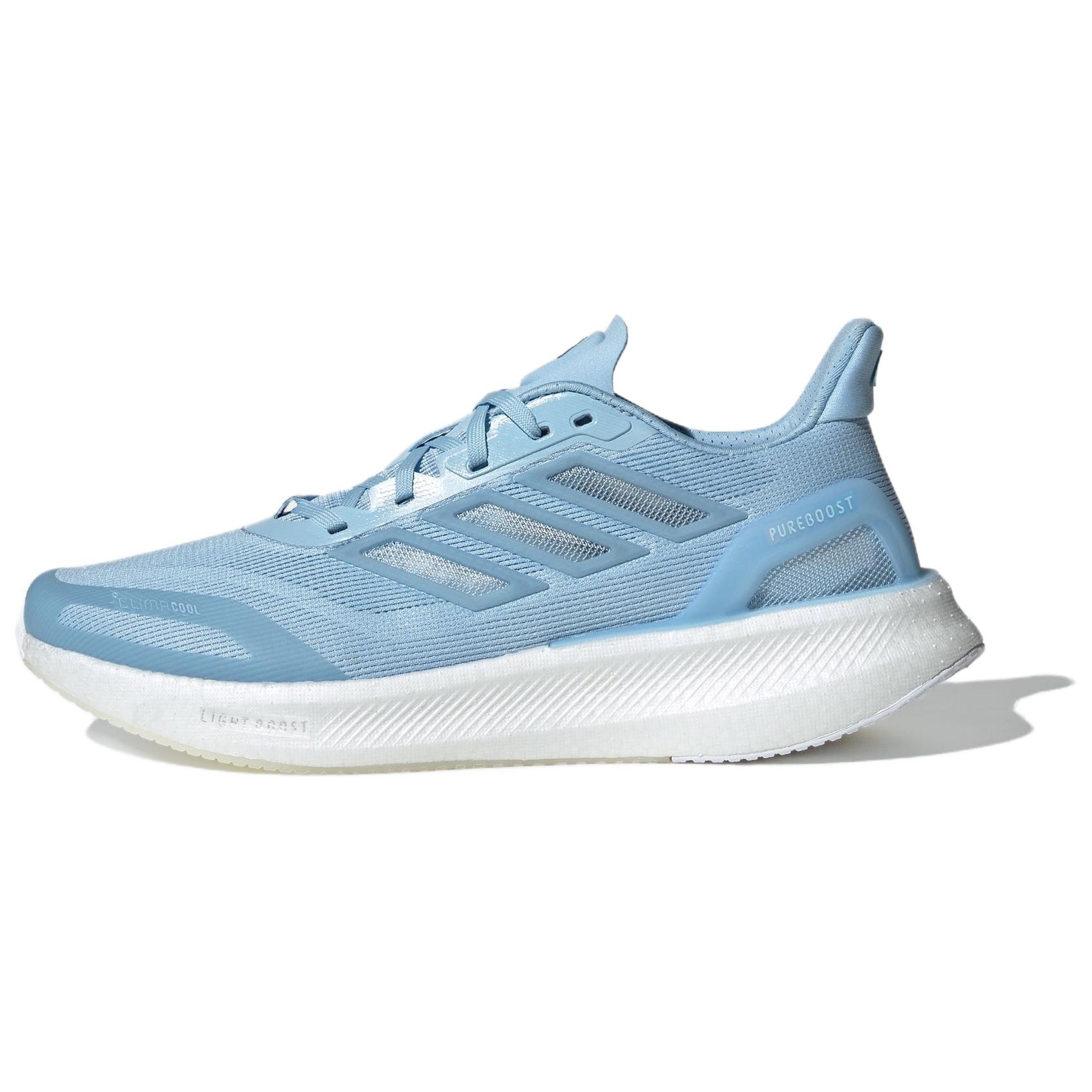 adidas PUREBOOST 5 Blue Comfortable Slip-Resistant Running Shoes JS5065