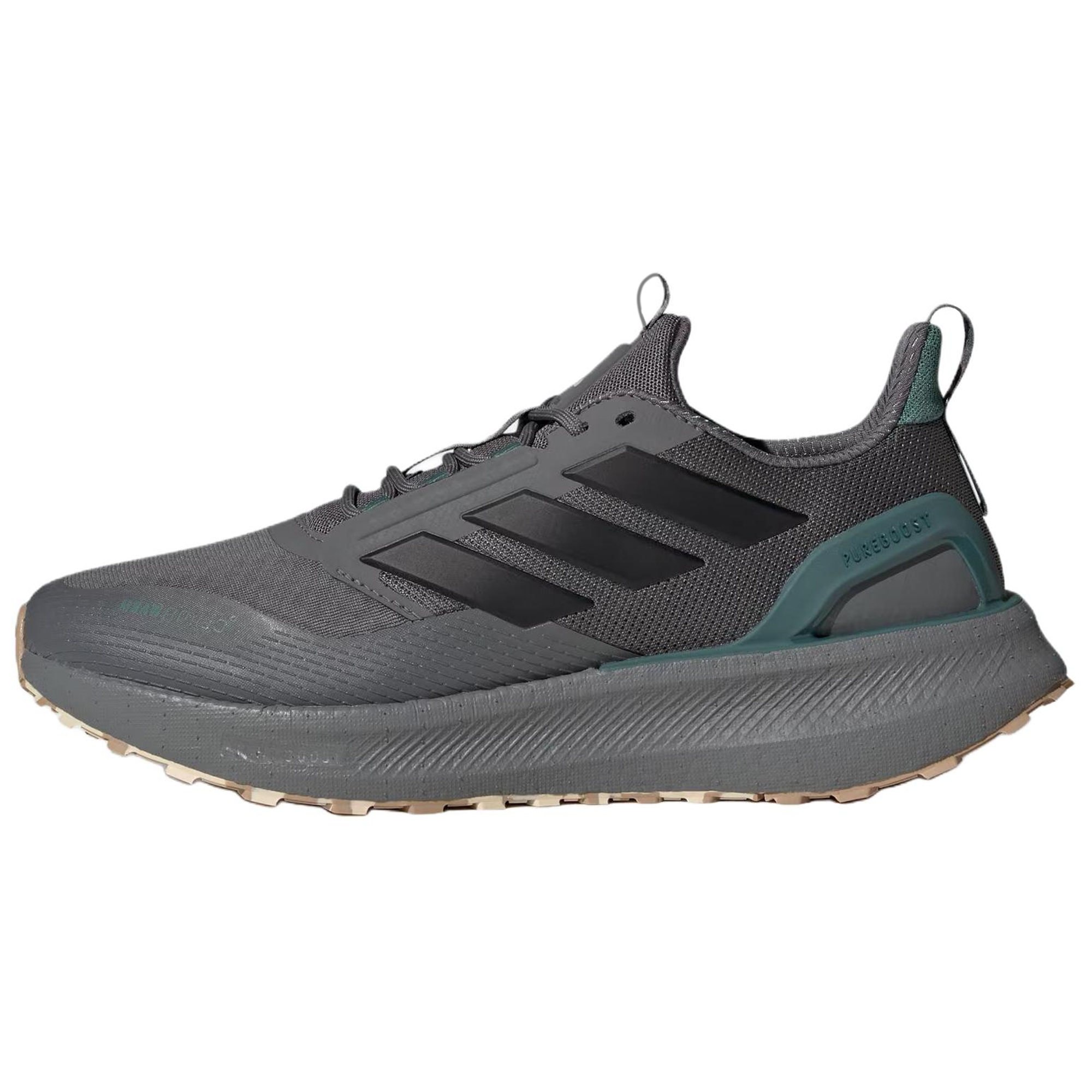 adidas PUREBOOST 5 CLIMAWARM Waterproof Running Shoes Gray . JR2972