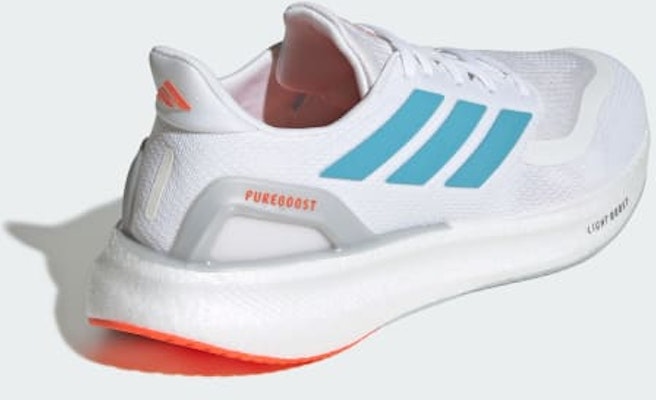 Adidas Pureboost 5 Running Shoes Cloud White/Preloved Ink/Impact Orange JH6443 Details for Adidas Pureboost 5 Running Shoes Cloud White/Preloved Ink/Impact Orange JH6443