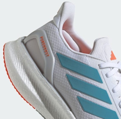Adidas Pureboost 5 Running Shoes Cloud White/Preloved Ink/Impact Orange JH6443 2