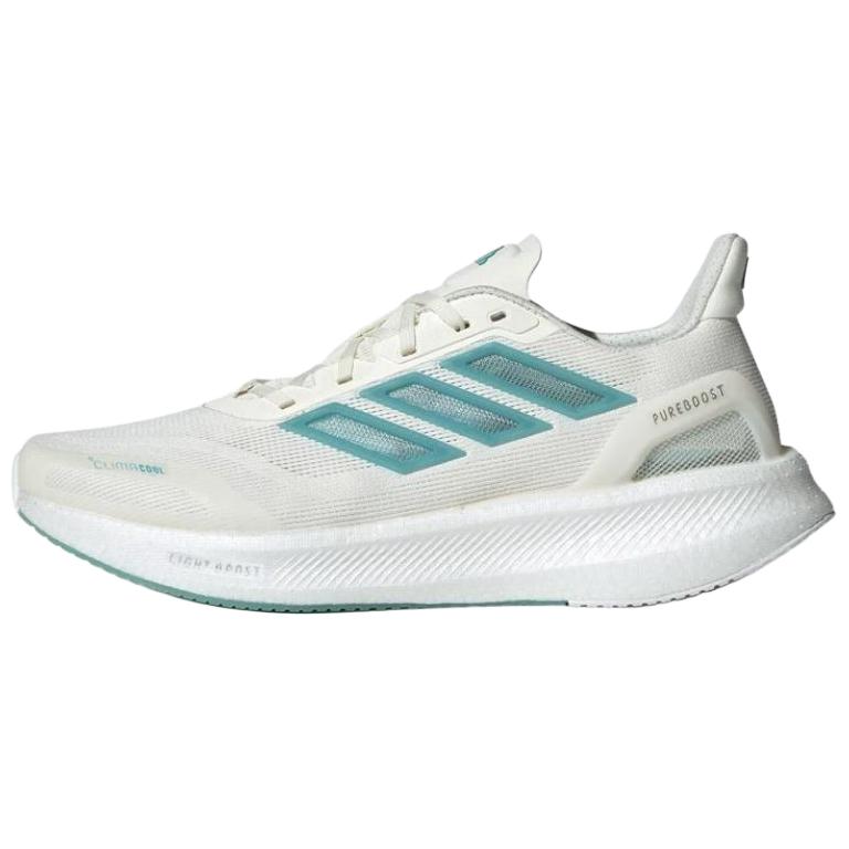 adidas PUREBOOST 5 White Green Casual Running Shoes Fitness Sneakers JS5064