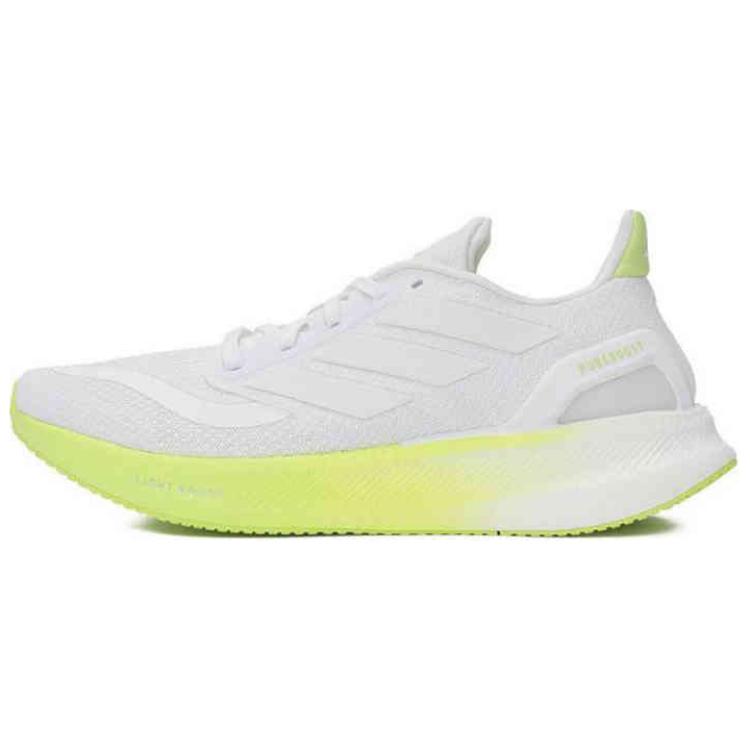 adidas PUREBOOST 5 White Yellow Casual Running Shoes Comfort & Grip JQ6105
