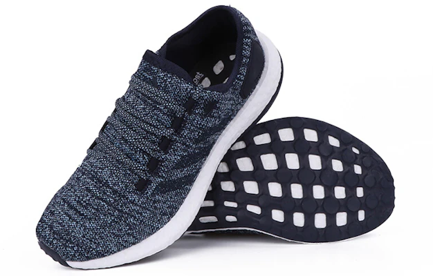adidas Pureboost ATR 簡約運動 低筒 跑步鞋 男女同款 藍色 Shop adidas Pureboost ATR 簡約運動 低筒 跑步鞋 男女同款 藍色