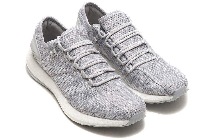 Purchase adidas Pure Boost 運動 防滑透氣 低筒 跑步鞋 男款 灰色