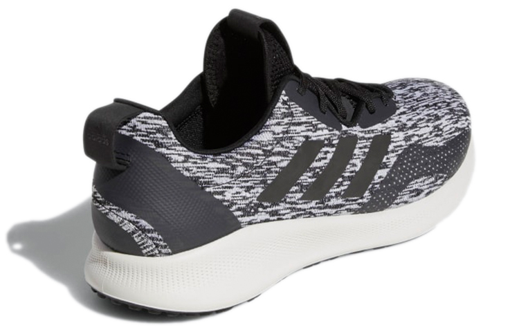 Shop adidas Purebounce+ Street 舒適透氣 低筒運動鞋 黑白
