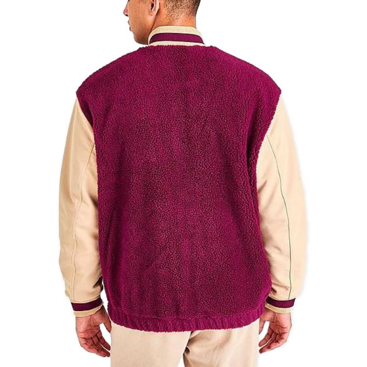 Purchase adidas Jaket Baseball Warna Ungu dengan Cetak Huruf HY6037