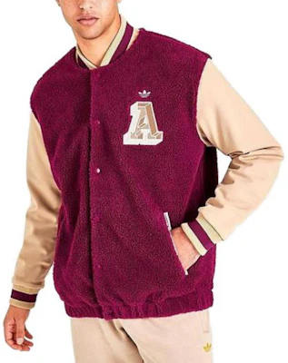 adidas Jaket Baseball Warna Ungu dengan Cetak Huruf HY6037 Details for adidas Jaket Baseball Warna Ungu dengan Cetak Huruf HY6037