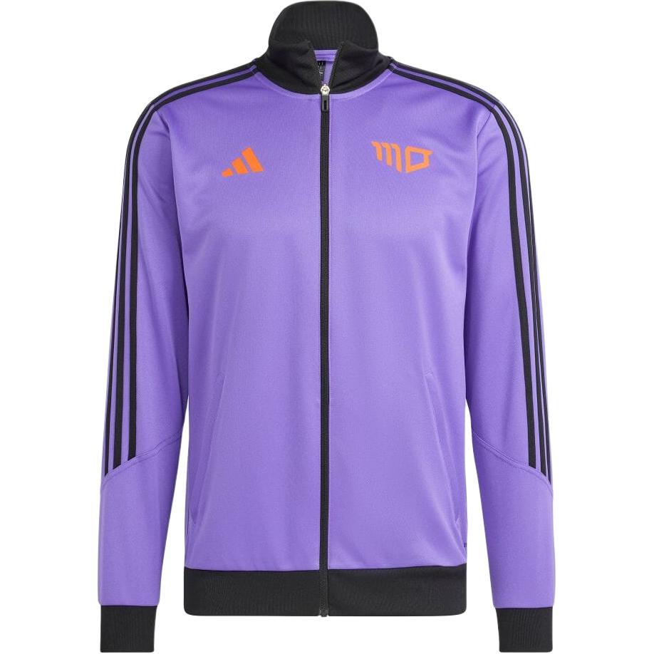 adidas Purple Logo Patch Zip-Up Track Jacket IJ4949