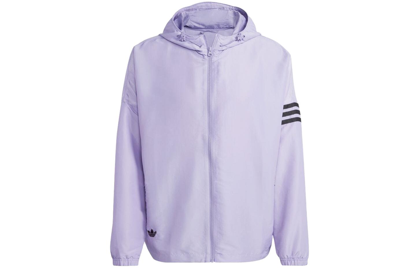 adidas Purple Stripe Loose Fit Hoodie Jacket (Japanese Edition) HR8692-JAPAN