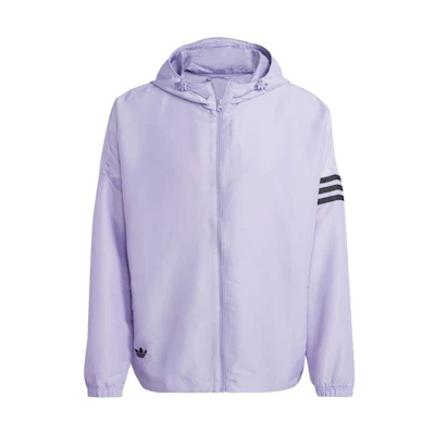 adidas Purple Stripe Loose Fit Hoodie Jacket (Japanese Edition) HR8692-JAPAN