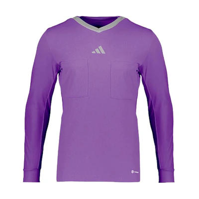 adidas Purple V-Neck Logo Pullover Sweatshirt HP0752