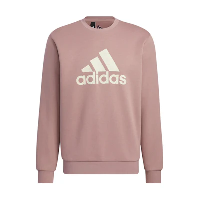 adidas Purple Vintage Crewneck Sweatshirt with Large Front Logo Print HN8998
