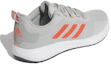 Shop adidas Quickflow 耐磨透氣跑步鞋 淺灰