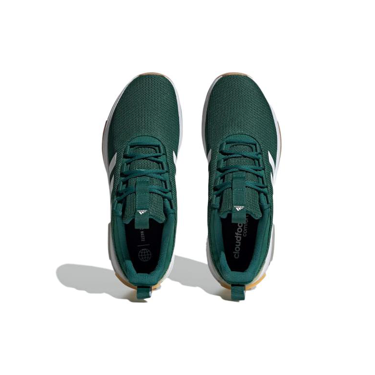 Shop adidas Racer Tr 23 運動舒適 防滑耐磨 低幫 生活休閒鞋 男款 綠色