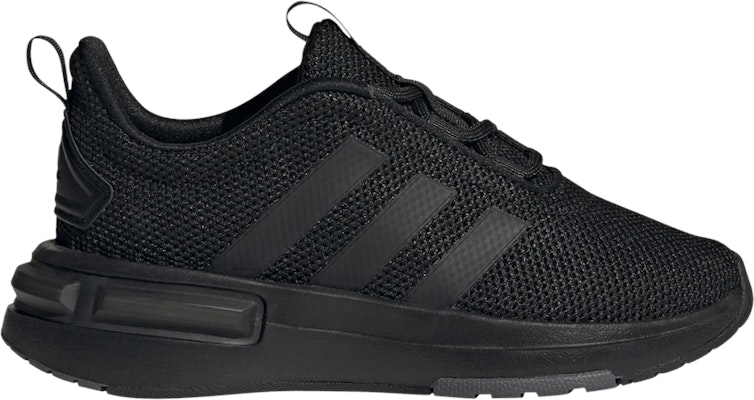 Grade School adidas Racer TR23 Wide J Black Grey IG4924