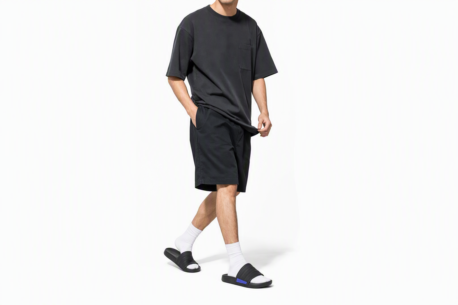 Order adidas Racer TR Slides ''Schwarz Sonic Ink'' G58170