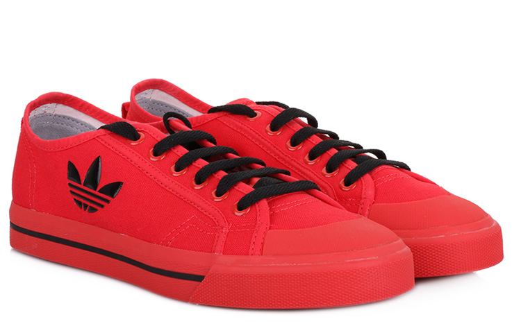 Lookbook adidas Originals By Raf Simons 低帮板鞋 男款 紅色