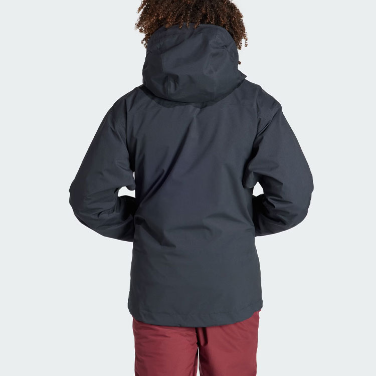 Shop adidas RAIN.RDY Jaket Ski Outdoor Musim Dingin Tahan Air & Angin - Hitam IB4220