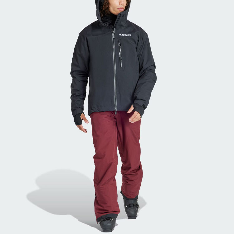 Sizing adidas RAIN.RDY Jaket Ski Outdoor Musim Dingin Tahan Air & Angin - Hitam IB4220