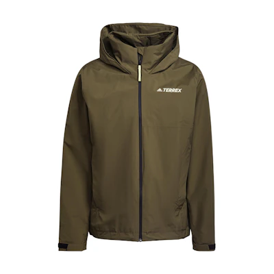 adidas RAIN RDY Terrex Mt Rr Waterproof Windproof Outdoor Jacket Green Mens GU6485