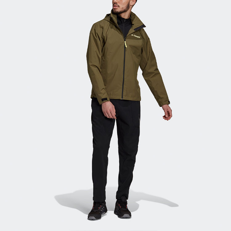 Lookbook adidas RAIN RDY Terrex Mt Rr Waterproof Windproof Outdoor Jacket Green Mens GU6485