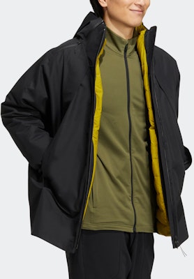 アディダス RAIN.RDY 防水 3イン1 ダウンジャケット ブラック ユニセックス HN2011 Purchase アディダス RAIN.RDY 防水 3イン1 ダウンジャケット ブラック ユニセックス HN2011