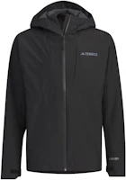 adidas RAIN RDY Waterproof Windproof Outdoor Hiking Jacket Black IL8910 adidas RAIN RDY Waterproof Windproof Outdoor Hiking Jacket Black IL8910