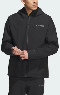 adidas RAIN RDY Waterproof Windproof Outdoor Hiking Jacket Black IL8910 Lookbook adidas RAIN RDY Waterproof Windproof Outdoor Hiking Jacket Black IL8910