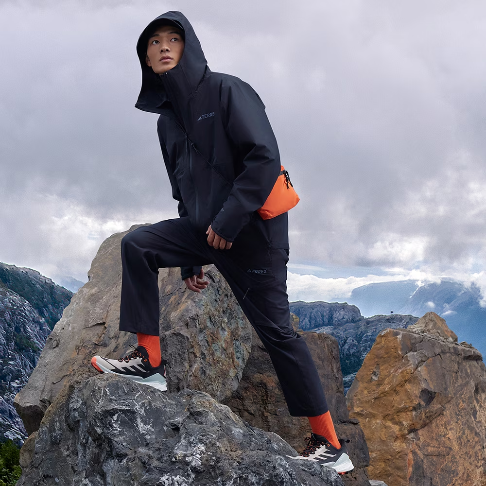 Details for adidas RAIN RDY Waterproof Windproof Outdoor Hiking Jacket Black IL8910