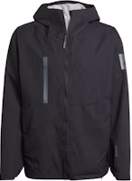adidas RAIN RDY Windproof Relaxed Fit Hoodie Jacket for Men Black JD6665 adidas RAIN RDY Windproof Relaxed Fit Hoodie Jacket for Men Black JD6665