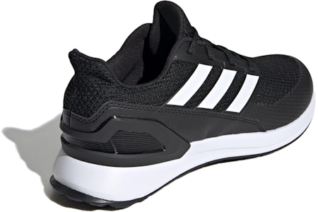 adidas Rapida Run 休閒 低筒 跑步鞋 男女同款 黑白 Shop adidas Rapida Run 休閒 低筒 跑步鞋 男女同款 黑白