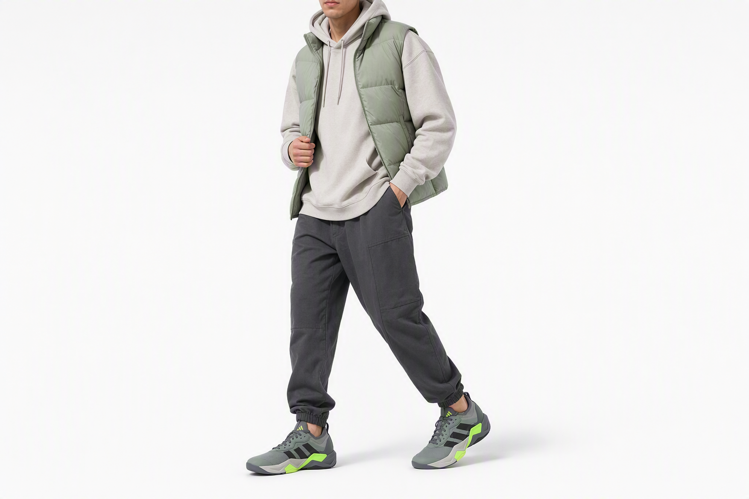 Order アディダス ラピッドムーブ ADV 2 HIIT ''シルバーグリーン'' JH6167