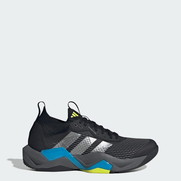 Adidas Rapidmove ADV 2 Training Shoes Core Black/Iron Metallic/Solar Yellow JQ4118