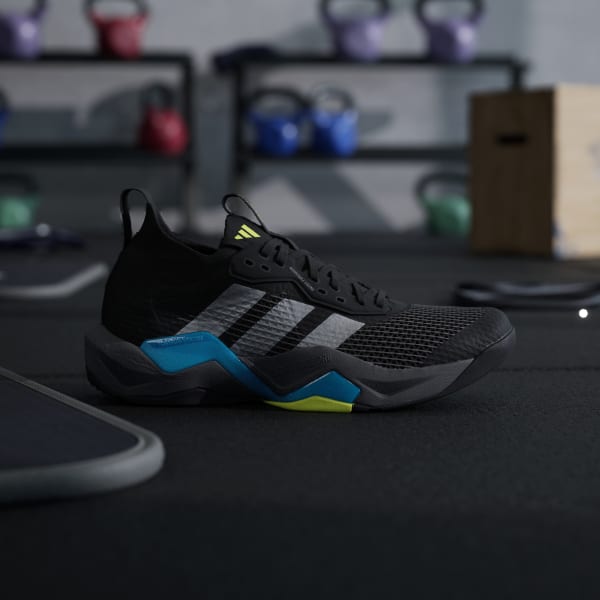 Lookbook Adidas Rapidmove ADV 2 Kasut Latihan Hitam/Iron Metallic/Kuning Solar JQ4118