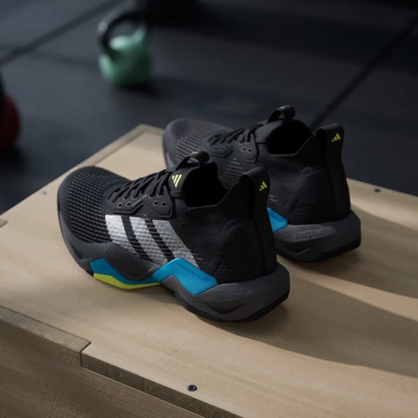 Details for Adidas Rapidmove ADV 2 Kasut Latihan Hitam/Iron Metallic/Kuning Solar JQ4118