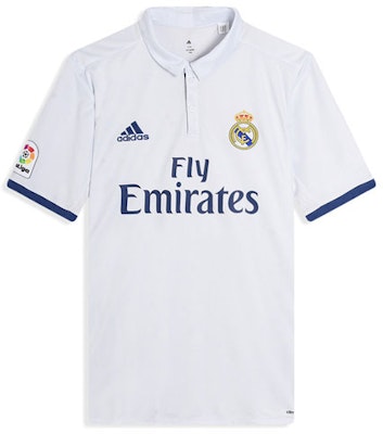adidas Real Madrid 16/17 Home Jersey Fan Edition White Soccer Shirt Men. S94992 Buy adidas Real Madrid 16/17 Home Jersey Fan Edition White Soccer Shirt Men. S94992
