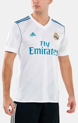 adidas Real Madrid 17/18 Home Jersey Fan Edition Baju Bola Putih AZ8059 Shop adidas Real Madrid 17/18 Home Jersey Fan Edition Baju Bola Putih AZ8059